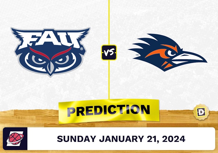 Florida Atlantic vs. UTSA Prediction, Odds, College Basketball Picks [1/21/2024]