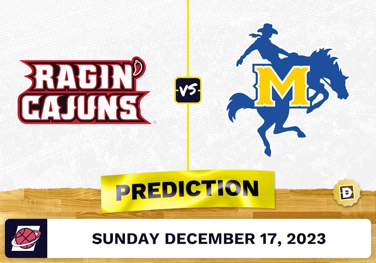 Louisiana-Lafayette vs. McNeese State Prediction, Odds, Picks for College Basketball Sunday [12/17/2023]