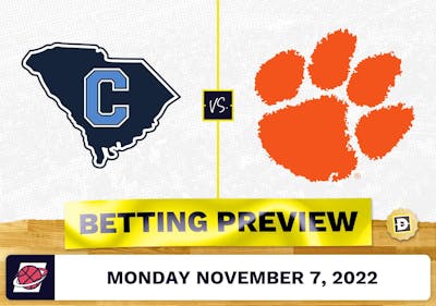 Citadel vs. Clemson CBB Prediction and Odds - Nov 7, 2022