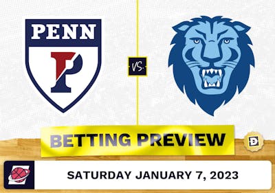 Pennsylvania vs. Columbia CBB Prediction and Odds - Jan 7, 2023
