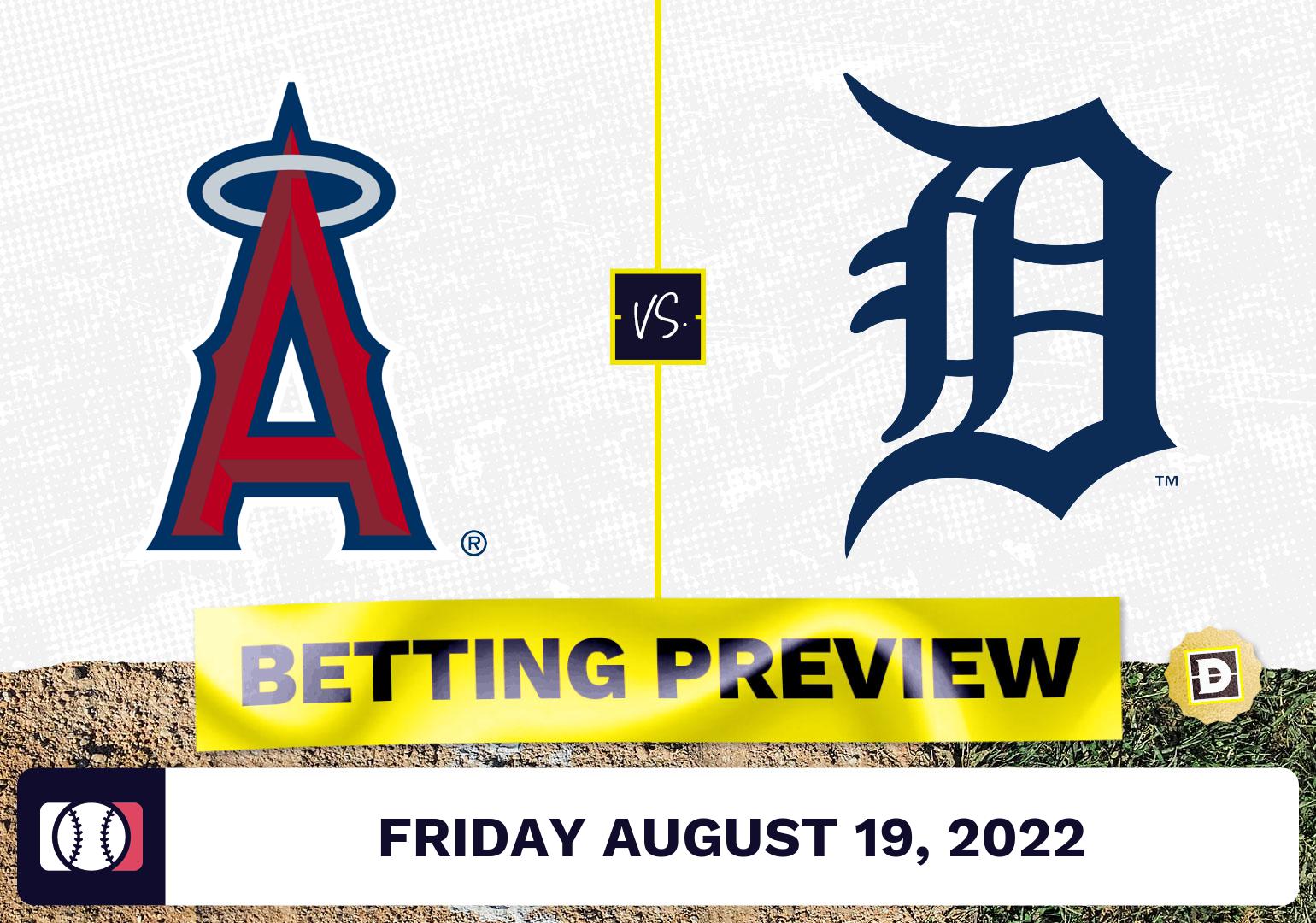 Angels vs. Tigers Prediction and Odds - Aug 19, 2022