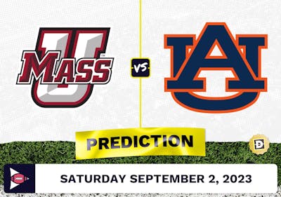 Massachusetts vs. Auburn CFB Prediction and Odds - September 2, 2023