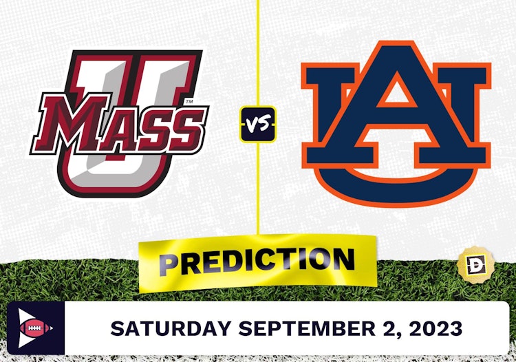 Massachusetts vs. Auburn CFB Prediction and Odds - September 2, 2023