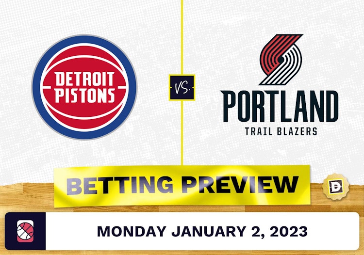 Pistons vs. Trail Blazers Prediction and Odds - Jan 2, 2023