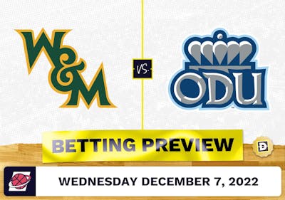 William & Mary vs. Old Dominion CBB Prediction and Odds - Dec 7, 2022
