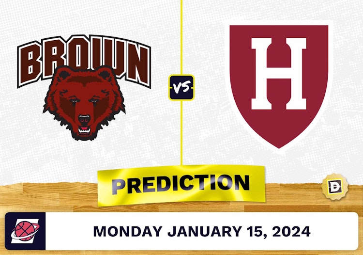 Brown vs. Harvard Prediction, Odds, College Basketball Picks [1/15/2024]