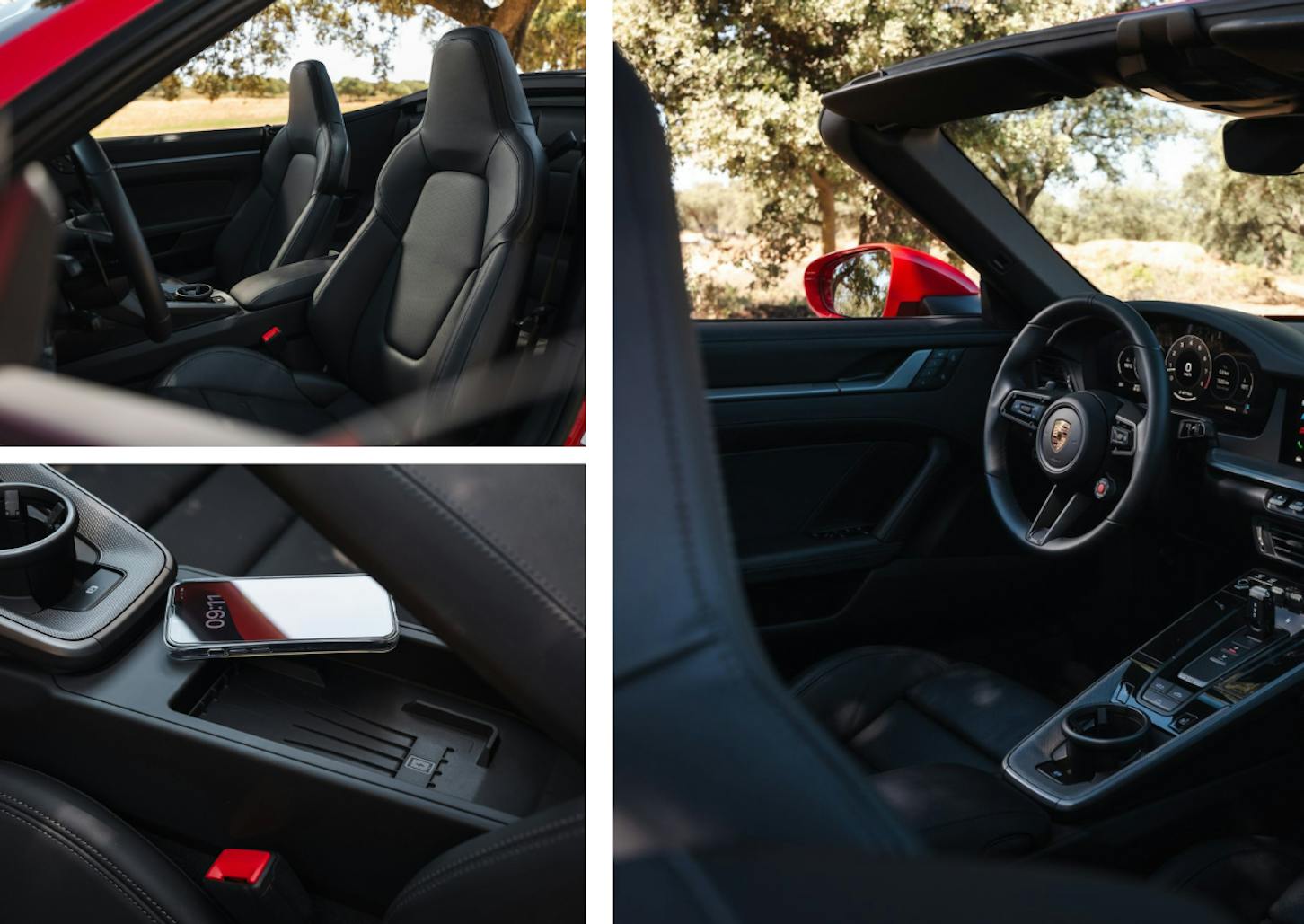 Die Innenausstattung vom Porsche 911 Carrera Cabriolet.