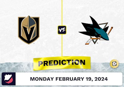 Vegas Golden Knights vs. San Jose Sharks Prediction, Odds, NHL Picks [2/19/2024]