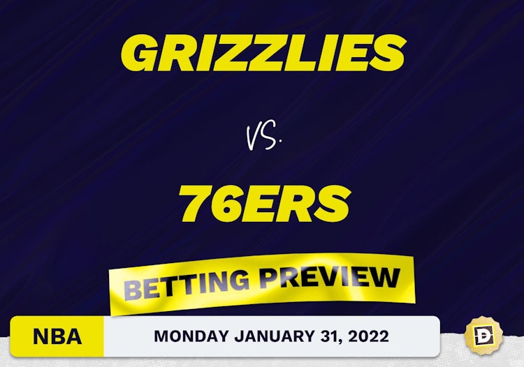 Grizzlies vs. 76ers Predictions and Odds - Jan 31, 2022