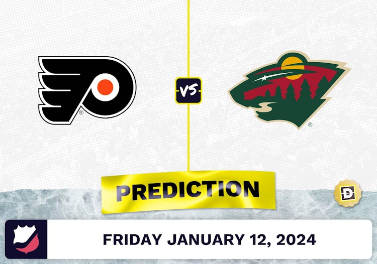 Philadelphia Flyers vs. Minnesota Wild Prediction, Odds, NHL Picks [1/12/2024]