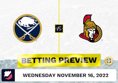 Sabres vs. Senators Prediction and Odds - Nov 16, 2022