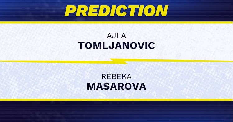 Ajla Tomljanovic vs Rebeka Masarova Tennis Prediction.