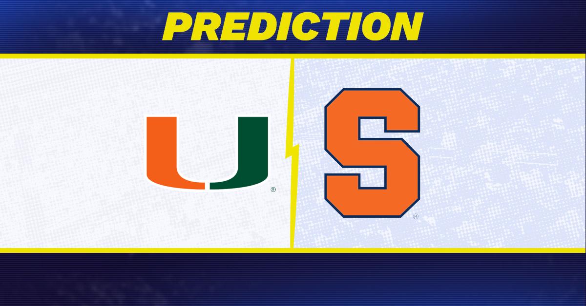 Miami (FL) vs. Syracuse prediction: Miami (FL) favored to win men's college basketball matchup [1/24/2026]