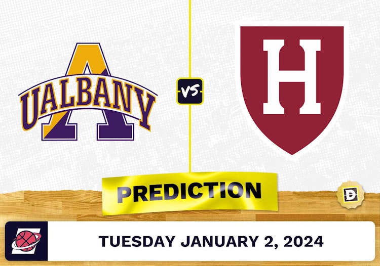 Albany vs. Harvard Prediction, Odds, College Basketball Picks  [1/2/2024]