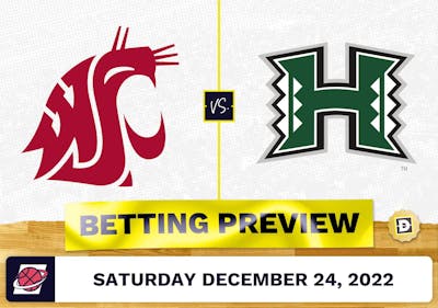 Washington State vs. Hawaii CBB Prediction and Odds - Dec 24, 2022