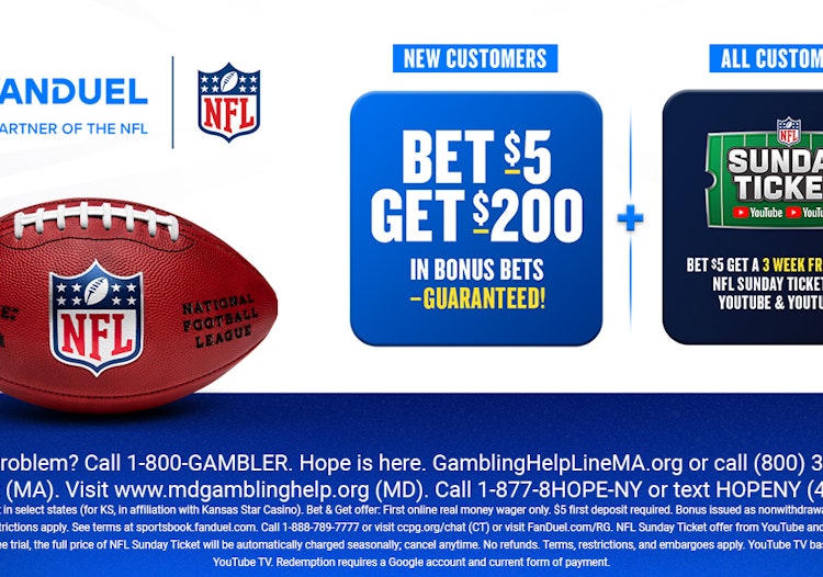 FanDuel NFL Sunday Ticket Promotion.