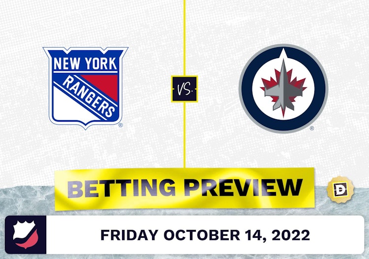 Rangers vs. Jets Prediction and Odds - Oct 14, 2022