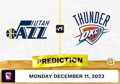 Utah Jazz vs. Oklahoma City Thunder: Prediction, Odds, Picks for NBA Monday [12/11/2023]