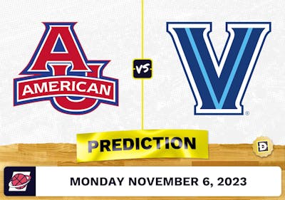American University vs. Villanova Basketball Prediction - November 6, 2023