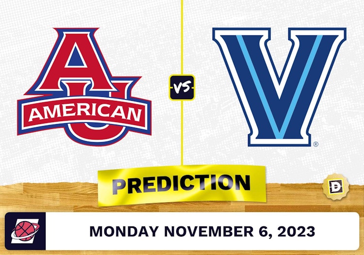 American University vs. Villanova Basketball Prediction - November 6, 2023