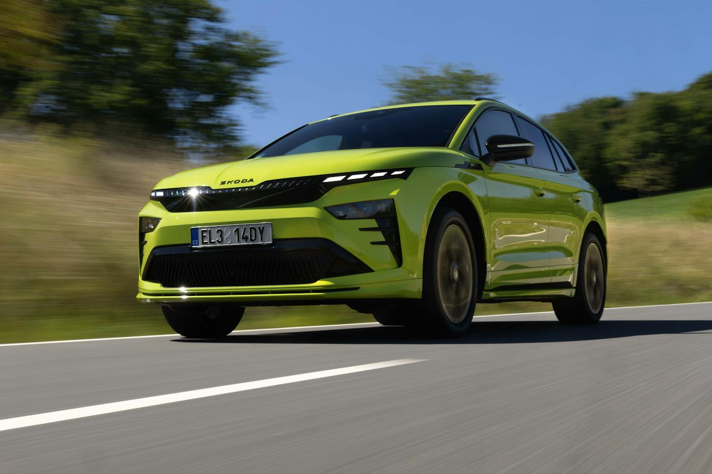 Ein Škoda Enyaq.