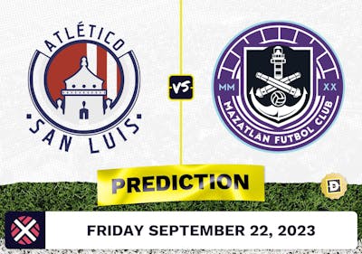 San Luis vs. Mazatlan Prediction and Odds - September 22, 2023