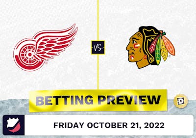 Red Wings vs. Blackhawks Prediction and Odds - Oct 21, 2022