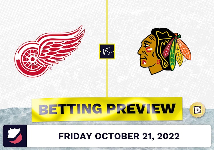 Red Wings vs. Blackhawks Prediction and Odds - Oct 21, 2022