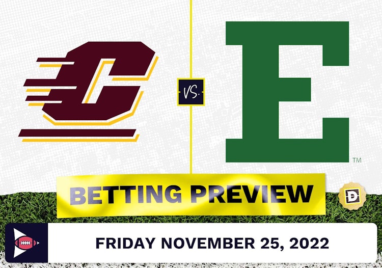 Central Michigan vs. Eastern Michigan CFB Prediction and Odds - Nov 25, 2022