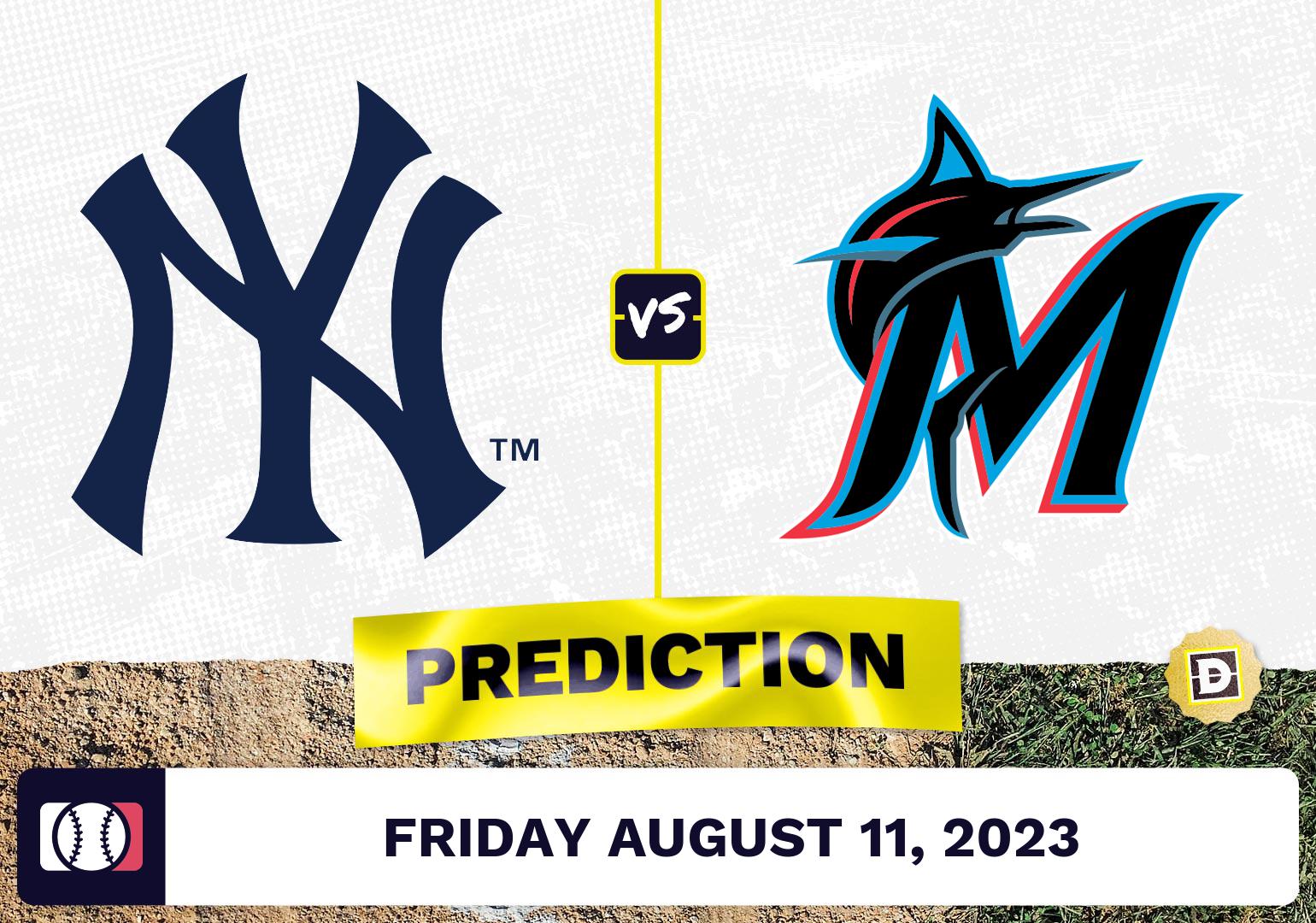 Yankees vs. Marlins Prediction for MLB Friday [8/11/2023]