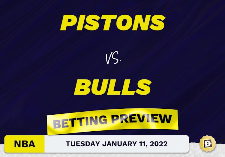 Pistons vs. Bulls Predictions and Odds - Jan 11, 2022