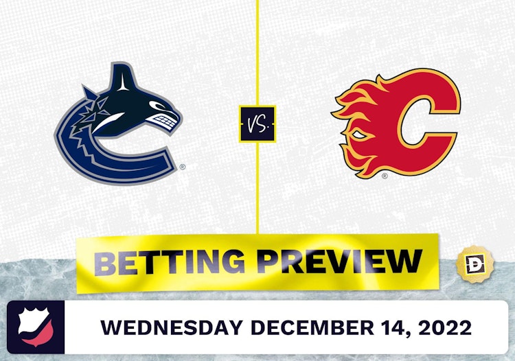 Canucks vs. Flames Prediction and Odds - Dec 14, 2022