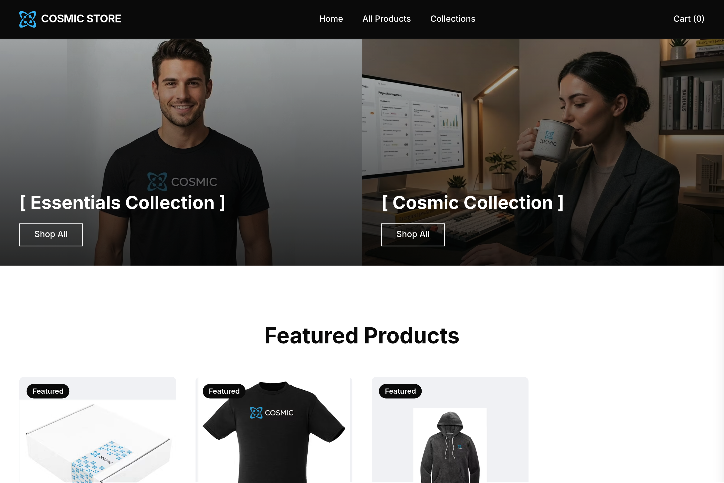 Screenshot of Cosmic Store