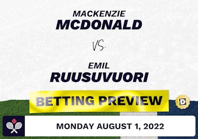 Mackenzie McDonald vs. Emil Ruusuvuori Predictions - Aug 2, 2022