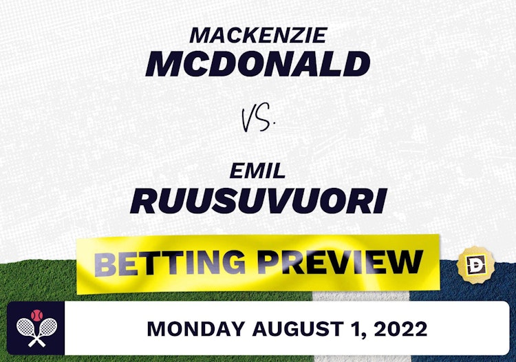 Mackenzie McDonald vs. Emil Ruusuvuori Predictions - Aug 2, 2022