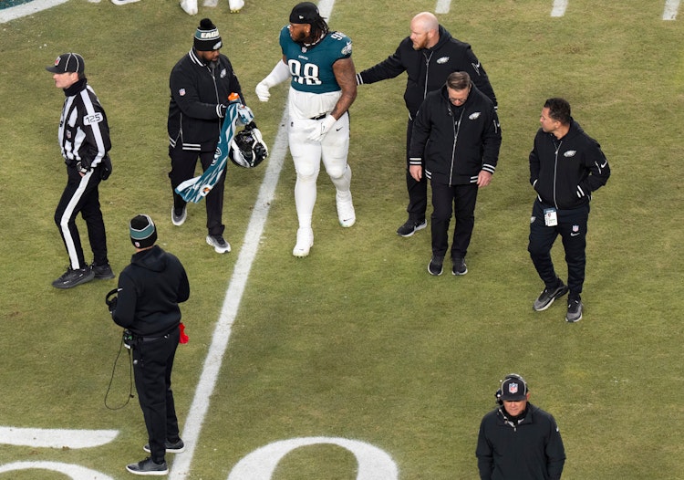 Jalen Carter Status Ahead of Philadelphia Eagles vs. Kansas City Chiefs Super Bowl LIX.