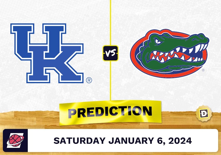 Kentucky vs. Florida Prediction, Odds, College Basketball Picks  [1/6/2024]