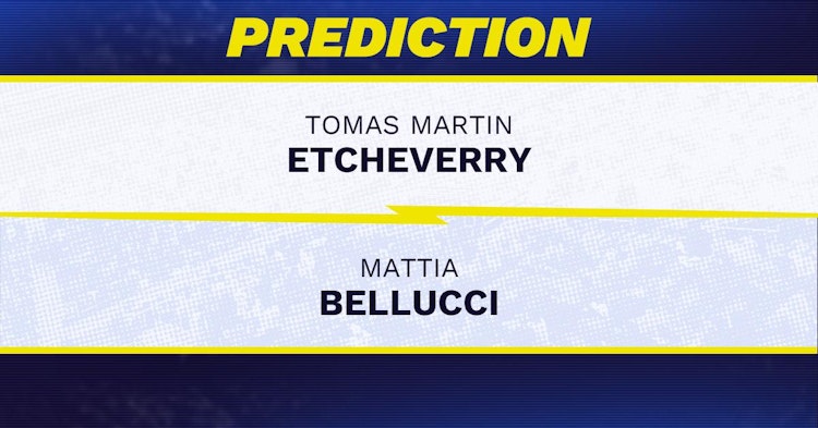 Tomas Etcheverry vs Mattia Bellucci Tennis Prediction.