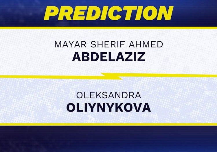 Mayar Sherif Ahmed Abdelaziz vs Oleksandra Oliynykova Tennis Prediction.