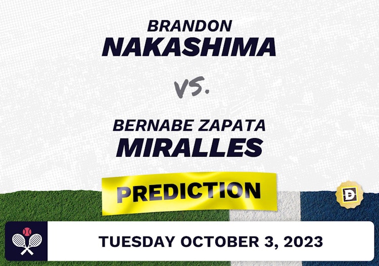 Brandon Nakashima vs. Bernabe Zapata Miralles Prediction - ATP Shanghai 2023