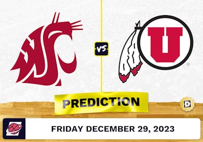 Washington State vs. Utah Prediction, Odds, College Basketball Picks  [12/29/2023]