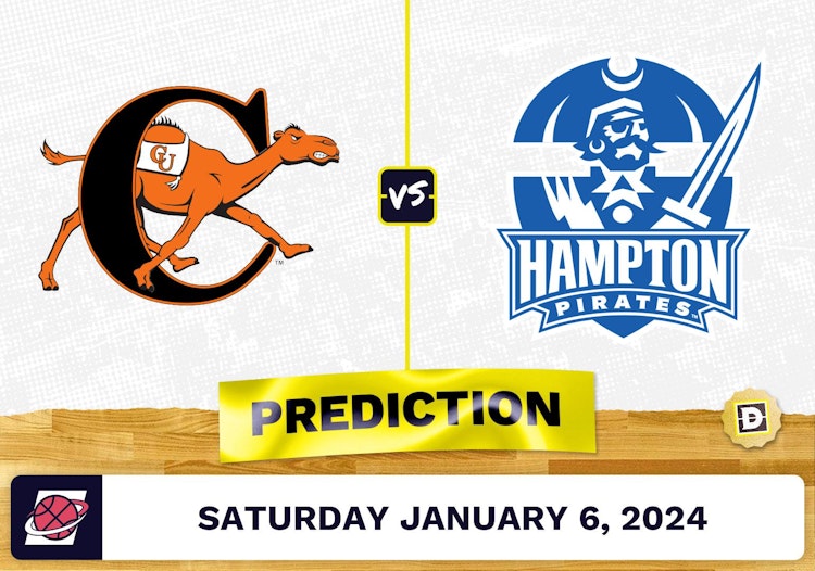 Campbell vs. Hampton Prediction, Odds, College Basketball Picks  [1/6/2024]