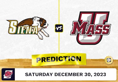 Siena vs. Massachusetts Prediction, Odds, College Basketball Picks  [12/30/2023]