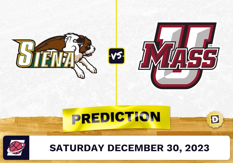 Siena vs. Massachusetts Prediction, Odds, College Basketball Picks  [12/30/2023]