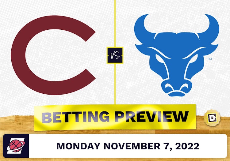 Colgate vs. Buffalo CBB Prediction and Odds - Nov 7, 2022