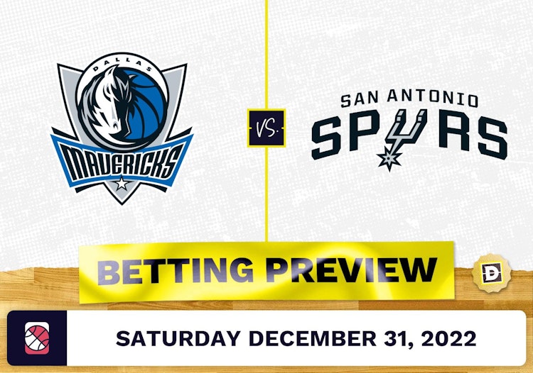 Mavericks vs. Spurs Prediction and Odds - Dec 31, 2022