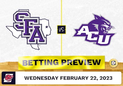 Stephen F. Austin vs. Abilene Christian CBB Prediction and Odds - Feb 22, 2023