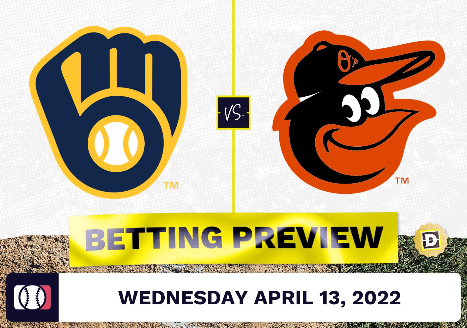 Brewers vs. Orioles Prediction and Odds - Apr 13, 2022