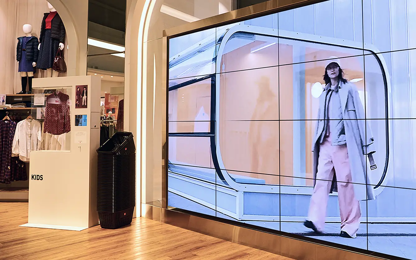 Retail Store Video Wall