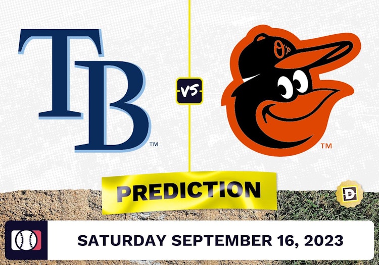 Rays vs. Orioles Prediction for MLB Saturday [9/16/2023]